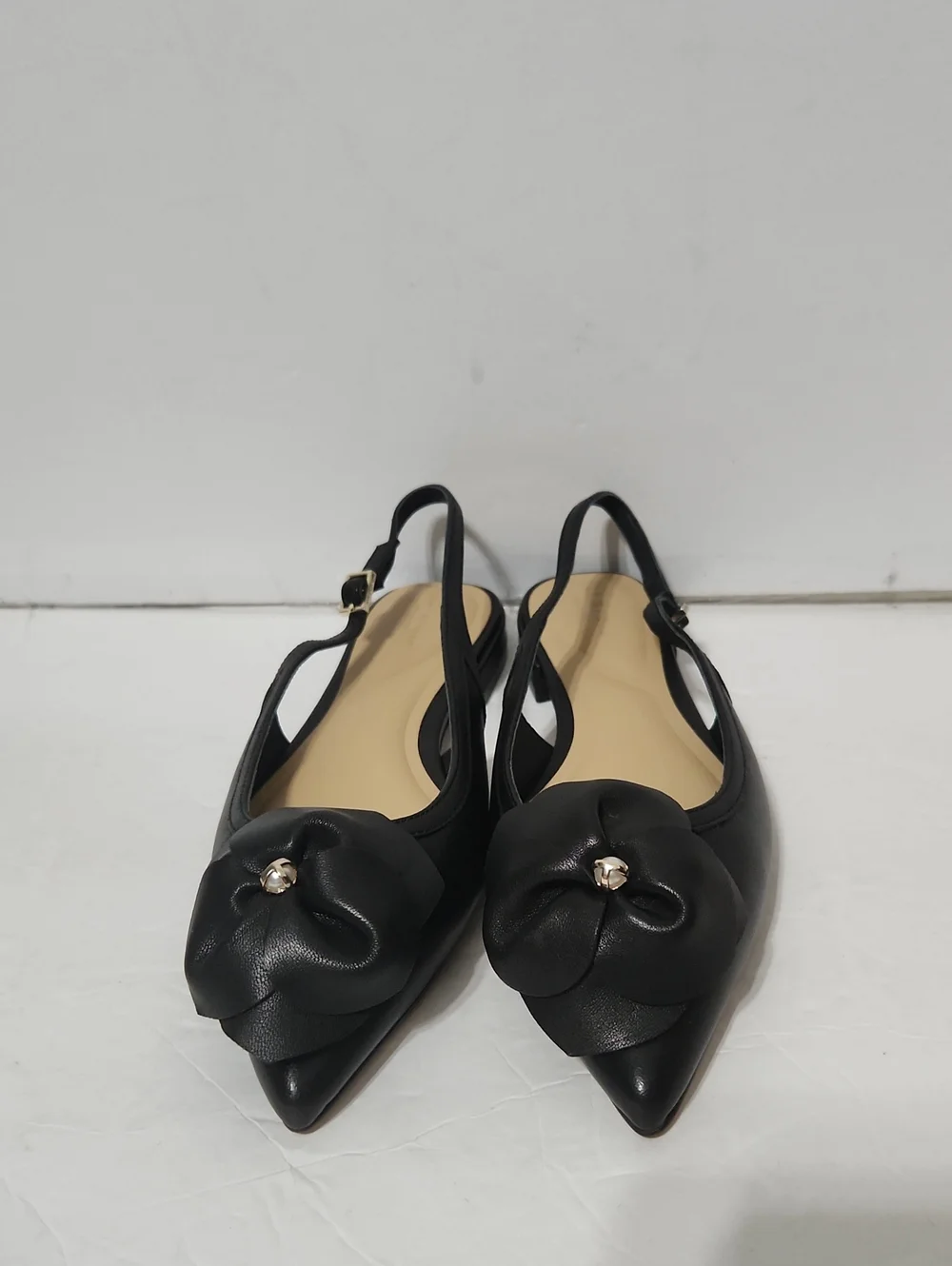 NWOB Ted Baker London Lili Rose Pointed Toe Slingbacks Flat. Size 6.5
